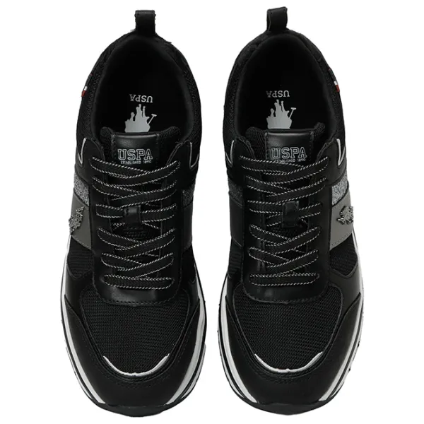 Adidași pentru femei U.S. Polo Assn. Shiny 3PR Primăvară/ Black photo 4