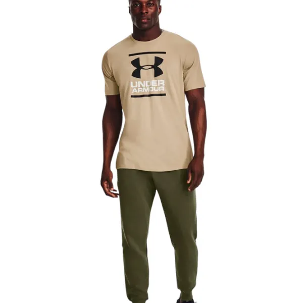 Спортивные брюки для мужчин Puma UA Rival Fleece Joggers-BLK XXL/ Darkolivegreen photo 5