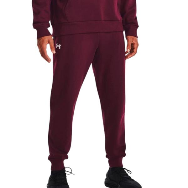 Pantaloni sportivi pentru bărbați Puma UA Rival Fleece Joggers-BLK XXL/ Red photo 3
