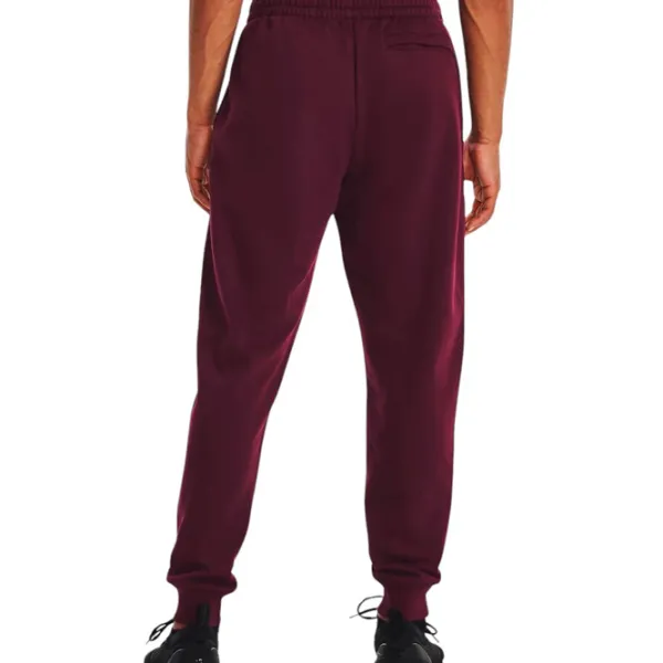 Pantaloni sportivi pentru bărbați Puma UA Rival Fleece Joggers-BLK XXL/ Red photo 4