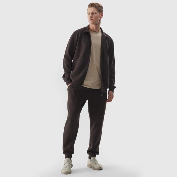 Толстовка для мужчин 4F 4FWSS24TSWSM1013 Прямой/ Коричневый photo 3