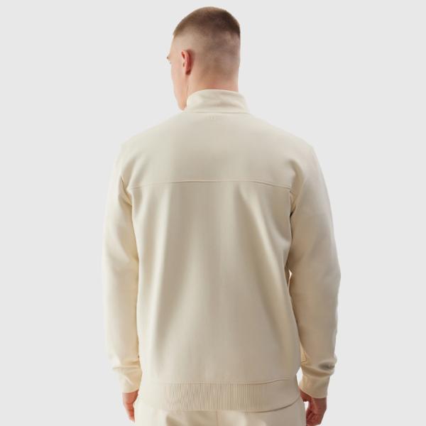 Hanorac pentru bărbați 4F 4FWSS24TSWSM1013 Drept/ Beige photo 2