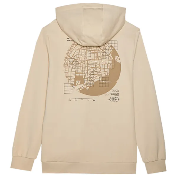 Hanorac pentru bărbați 4F 4FRSS24TSWSM1624 Drept/ Beige photo 2