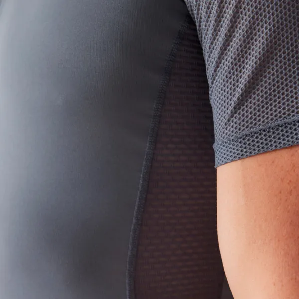 Tricou pentru bărbați 4F 4FSS24TFTSM486-23S 91% poliester, 9% elastan/ Gray photo 3