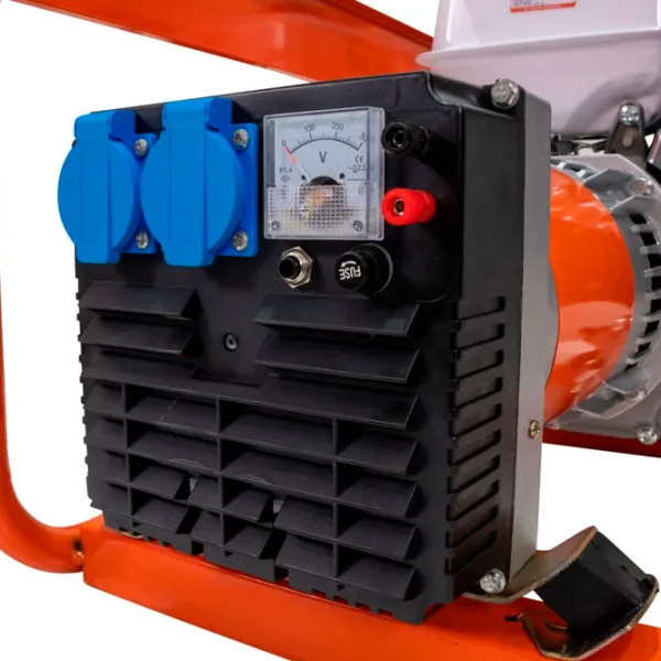 Generator de curent Ruris GE 5000 220 V/ 12 V Benzină/ 5 kW photo 4