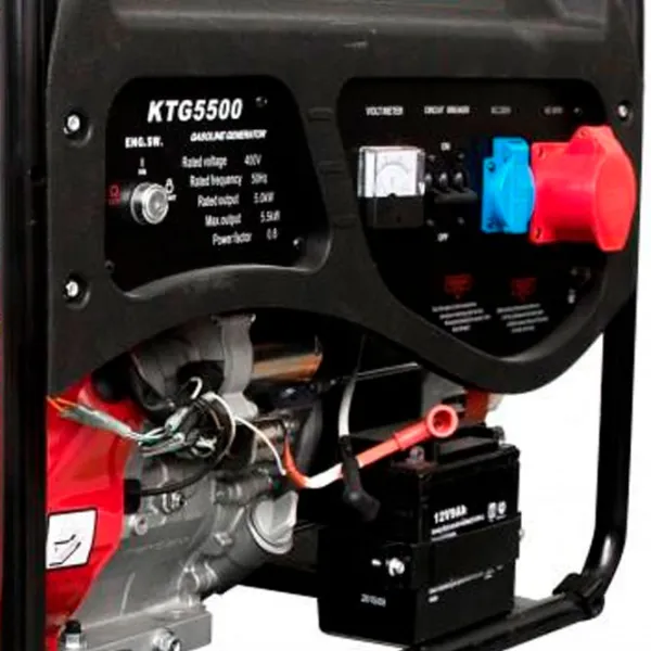 Generator de curent Kraft Tool KGT 5500 230/ 400 V Benzină/ 5 kW photo 3 Generator de curent Kraft Tool KGT 5500 230/ 400 V Benzină/ 5 kW photo 3