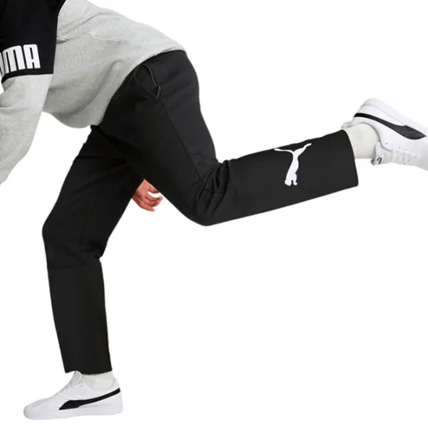 Pantaloni sportivi pentru bărbați Puma Power Cat Sweatpants Op XS/ Black photo 3