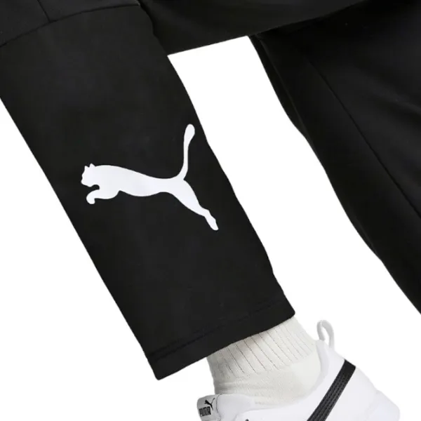 Pantaloni sportivi pentru bărbați Puma Power Cat Sweatpants Op XS/ Black photo 6