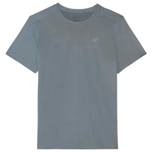 Tricou pentru bărbați 4F 4FWSS24TFTSM598-25S 90% poliester, 10% elastan/ Gray photo 6