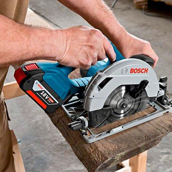 Fierăstrău circular Bosch GKS 18V-57 0615990M42 165 mm/ Blue photo 7