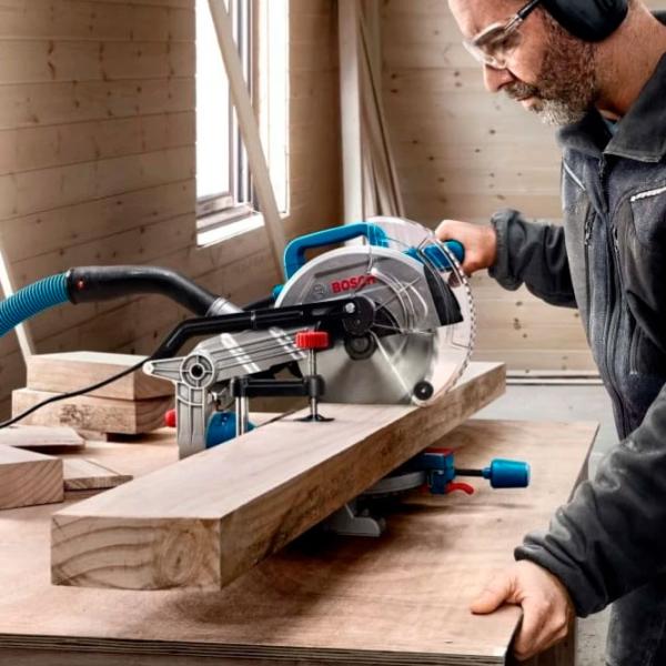 Торцовочная пила Bosch GCM 216 0601B33000 216 мм/ Синий photo 7