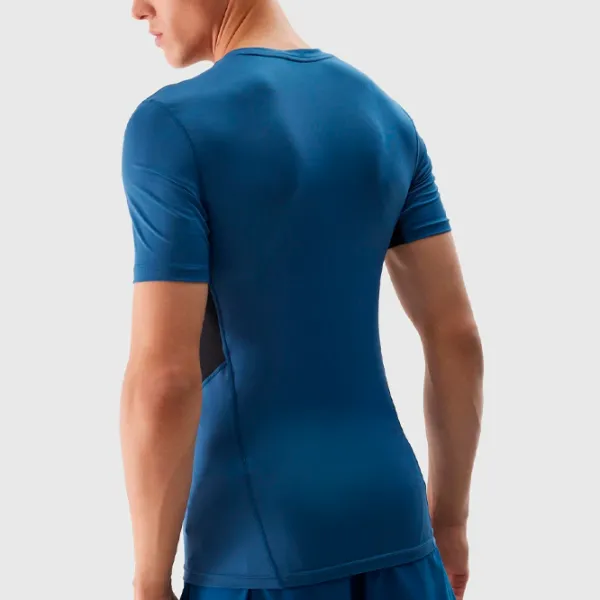 Футболка для мужчин 4F 4FWSS24TFTSM600-31S 88% полиэстер, 12% эластан/ Navy Blue photo 6