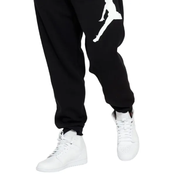 Pantaloni sportivi pentru bărbați Jordan Jumpman Logo Flc Pant S/ Black photo 7 Pantaloni sportivi pentru bărbați Jordan Jumpman Logo Flc Pant S/ Black photo 7
