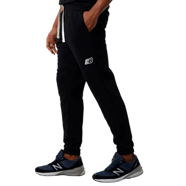 Pantaloni sportivi pentru bărbați New Balance Essentials Seasonal Fleece M/ Black photo 3 Pantaloni sportivi pentru bărbați New Balance Essentials Seasonal Fleece M/ Black photo 3