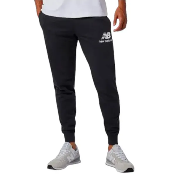 Pantaloni sportivi pentru bărbați New Balance Essentials Stacked Logo M/ Black photo 3 Pantaloni sportivi pentru bărbați New Balance Essentials Stacked Logo M/ Black photo 3