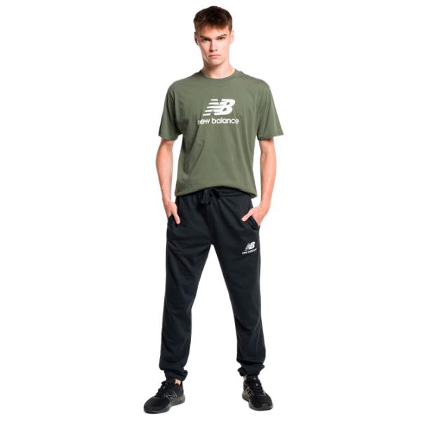 Спортивные брюки для мужчин New Balance Essentials Stacked Logo French Terry M/ Черный photo 4 Спортивные брюки для мужчин New Balance Essentials Stacked Logo French Terry M/ Черный photo 4