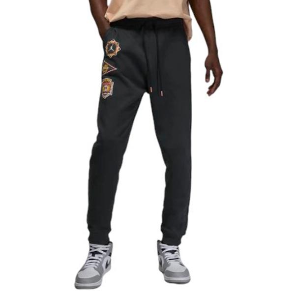Pantaloni sportivi pentru bărbați Jordan Flt Mvp Ltwt Flc Pant M / Black photo 3