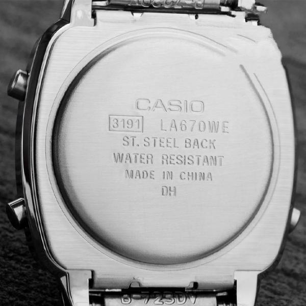 Ceas de mână pentru femei Casio LA670WEA-8A Cuarț/ 30 x 25 mm photo 4