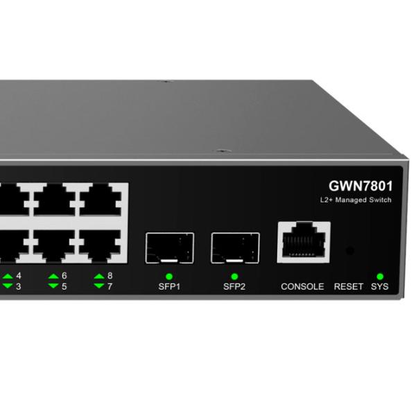 Switch Grandstream GWN7801 Black photo 4