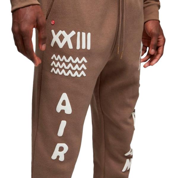 Pantaloni sportivi pentru bărbați Jordan Flt Artst Srs Flc Pant S/ Brown photo 4