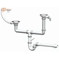 Кухонная мойка Florentina Combi 860 K 86 x 51 / Искусственный камень / Antracit photo 2