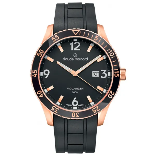 Ceas de mână pentru bărbați Claude Bernard 53008 37RNCA NIR Cuarț/ 44 mm photo 2 Ceas de mână pentru bărbați Claude Bernard 53008 37RNCA NIR Cuarț/ 44 mm photo 2