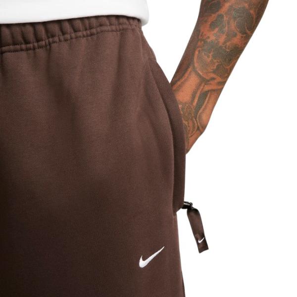 Pantaloni sportivi pentru bărbați Nike M Nk Solo Swsh Flc Cf Pant S / Brown photo 4