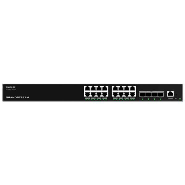 Коммутатор Grandstream GWN7812P Черный photo 2