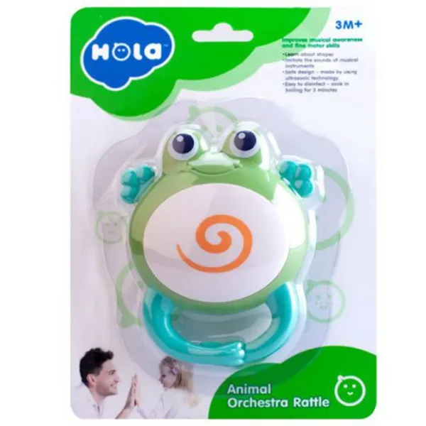 Zornăitoare muzicală Hola Toys OP HT 318B-2 de la 3 luni photo 2 Zornăitoare muzicală Hola Toys OP HT 318B-2 de la 3 luni photo 2