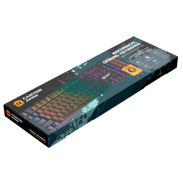 Tastatură Canyon Gaming GK-55 Cu fir/ Black photo 5
