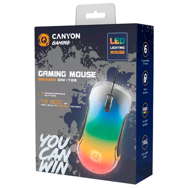 Мышь Canyon Braver GM-728 USB/ Разноцветный photo 5