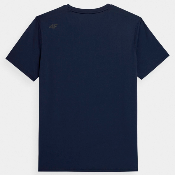 Tricou pentru bărbați 4F 4FSS23TFTSM259-31S 90% poliester, 10% elastan/ Navy Blue photo 2
