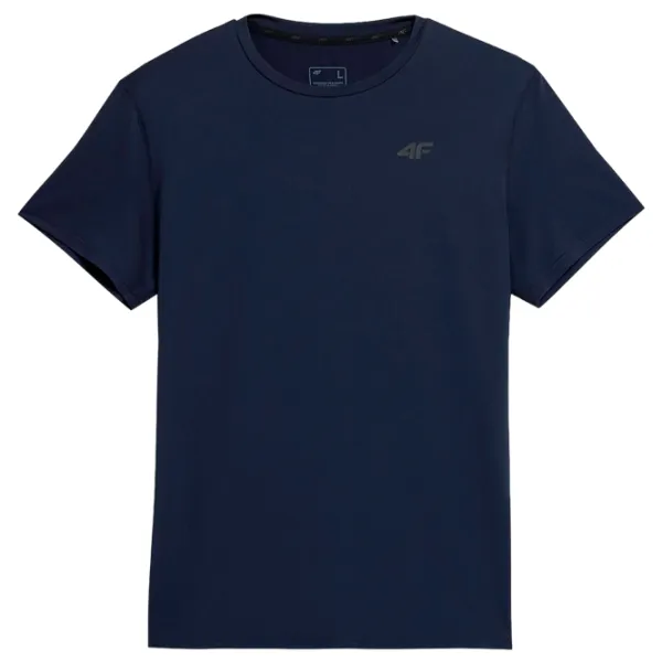 Футболка для мужчин 4F 4FSS23TFTSM259-31S 90% полиэстер, 10% эластан/ Navy Blue photo 4