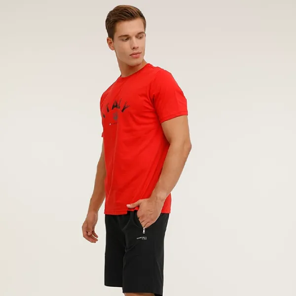 Tricou pentru bărbați Lumberjack ML AUSTIN 11SD1044 3PR Bumbac/ Red photo 3