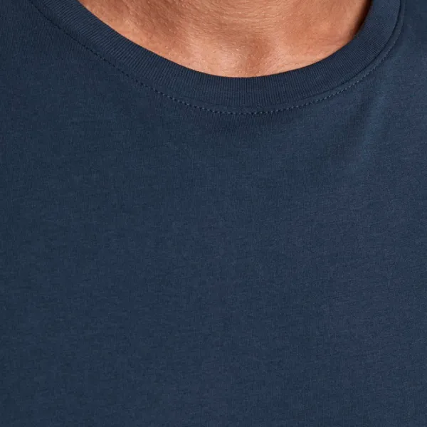 Tricou pentru bărbați Jack & Jones 1P 12156101 Bumbac/ Navy photo 4