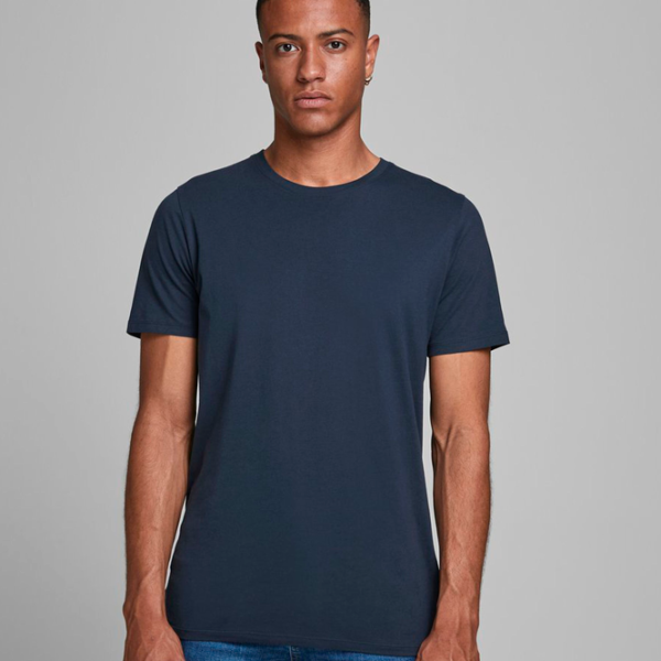 Tricou pentru bărbați Jack & Jones 1P 12156101 Bumbac/ Navy photo 2 Tricou pentru bărbați Jack & Jones 1P 12156101 Bumbac/ Navy photo 2