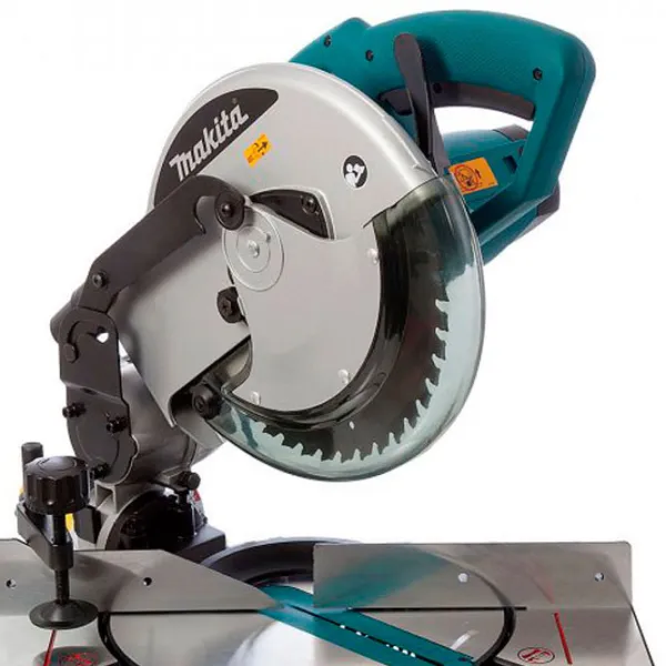 Fierăstrău pentru tăieri înclinate Makita MLS100N 255 mm/ Blue photo 3