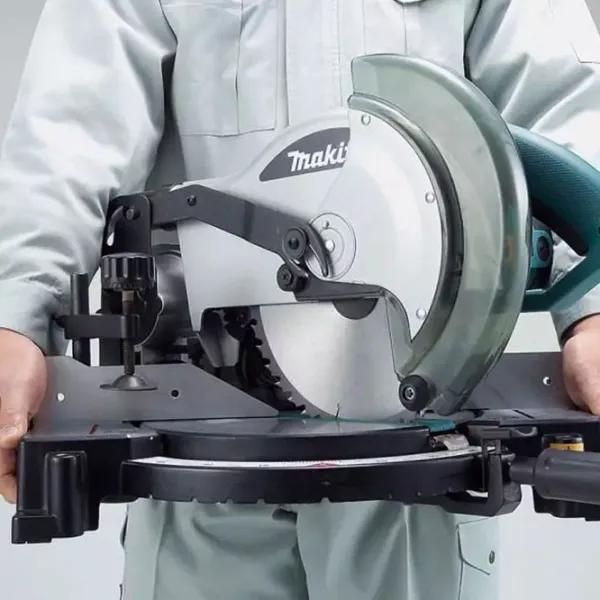 Fierăstrău pentru tăieri înclinate Makita MLS100N 255 mm/ Blue photo 5