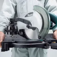 Fierăstrău pentru tăieri înclinate Makita MLS100N 255 mm/ Blue photo 5