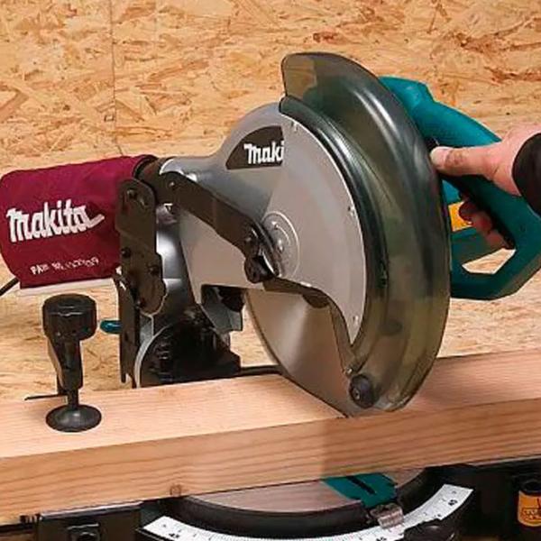 Fierăstrău pentru tăieri înclinate Makita MLS100N 255 mm/ Blue photo 7