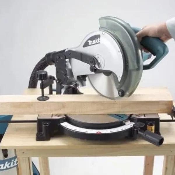 Fierăstrău pentru tăieri înclinate Makita MLS100N 255 mm/ Blue photo 8