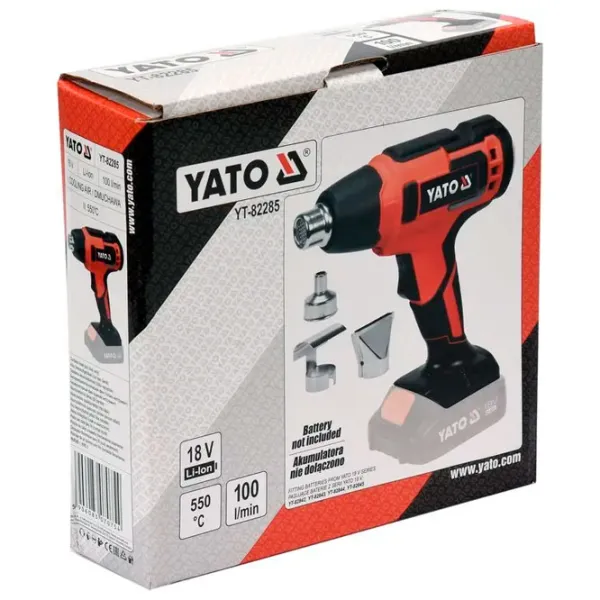 Suflantă de aer cald Yato YT-82285 Red photo 4