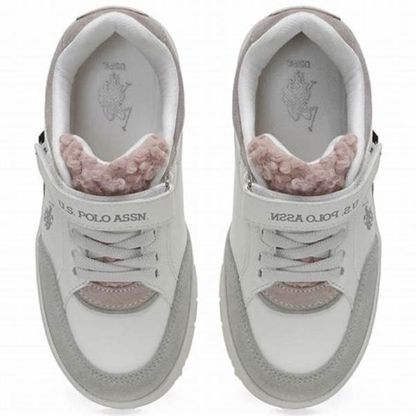 Adidași pentru fetiţe U.S. Polo Assn. 3S VALVERDE 3PR Demisezon/ White photo 2 Adidași pentru fetiţe U.S. Polo Assn. 3S VALVERDE 3PR Demisezon/ White photo 2