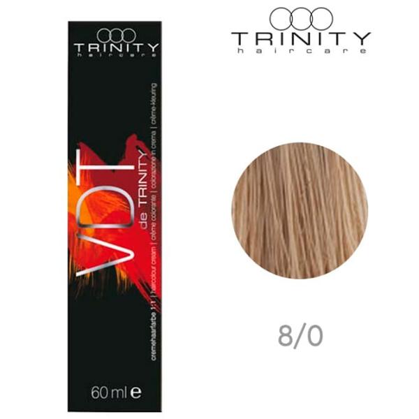 Краска для волос Trinity VDT Код цвета: 8-0, 60 мл photo 2 Краска для волос Trinity VDT Код цвета: 8-0, 60 мл photo 2