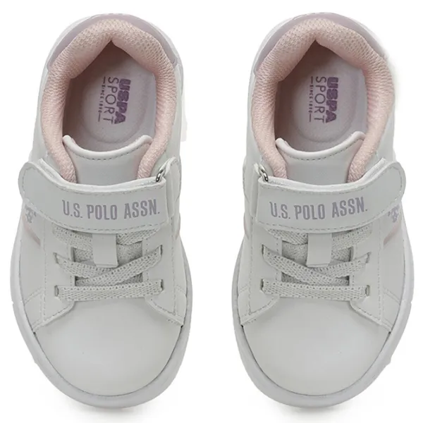 Adidași pentru fetiţe U.S. Polo Assn. 3W TRAVIS JR 3PR Demisezon/ White photo 2 Adidași pentru fetiţe U.S. Polo Assn. 3W TRAVIS JR 3PR Demisezon/ White photo 2