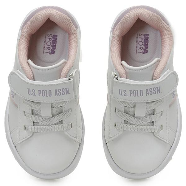 Кроссовки для девочек U.S. Polo Assn. 3W TRAVIS JR 3PR Демисезон/ Белый photo 2 Кроссовки для девочек U.S. Polo Assn. 3W TRAVIS JR 3PR Демисезон/ Белый photo 2