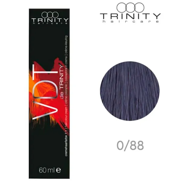 Vopsea de păr Trinity VDT Cod culoare: 0-88, 60 ml photo 2 Vopsea de păr Trinity VDT Cod culoare: 0-88, 60 ml photo 2