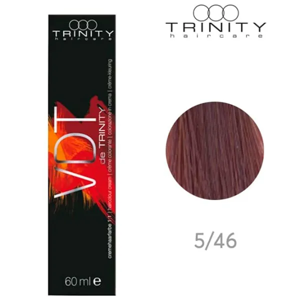 Краска для волос Trinity VDT Код цвета: 5-46, 60 мл photo 2 Краска для волос Trinity VDT Код цвета: 5-46, 60 мл photo 2