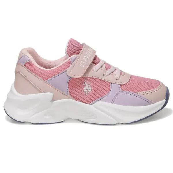 Adidași pentru fetiţe U.S. Polo Assn. 3M PEJA 3FX Demisezon/ Pink photo 2 Adidași pentru fetiţe U.S. Polo Assn. 3M PEJA 3FX Demisezon/ Pink photo 2