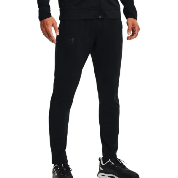 Pantaloni sportivi pentru bărbați Under Armour UA Pique Track Pants XL / Black photo 3 Pantaloni sportivi pentru bărbați Under Armour UA Pique Track Pants XL / Black photo 3